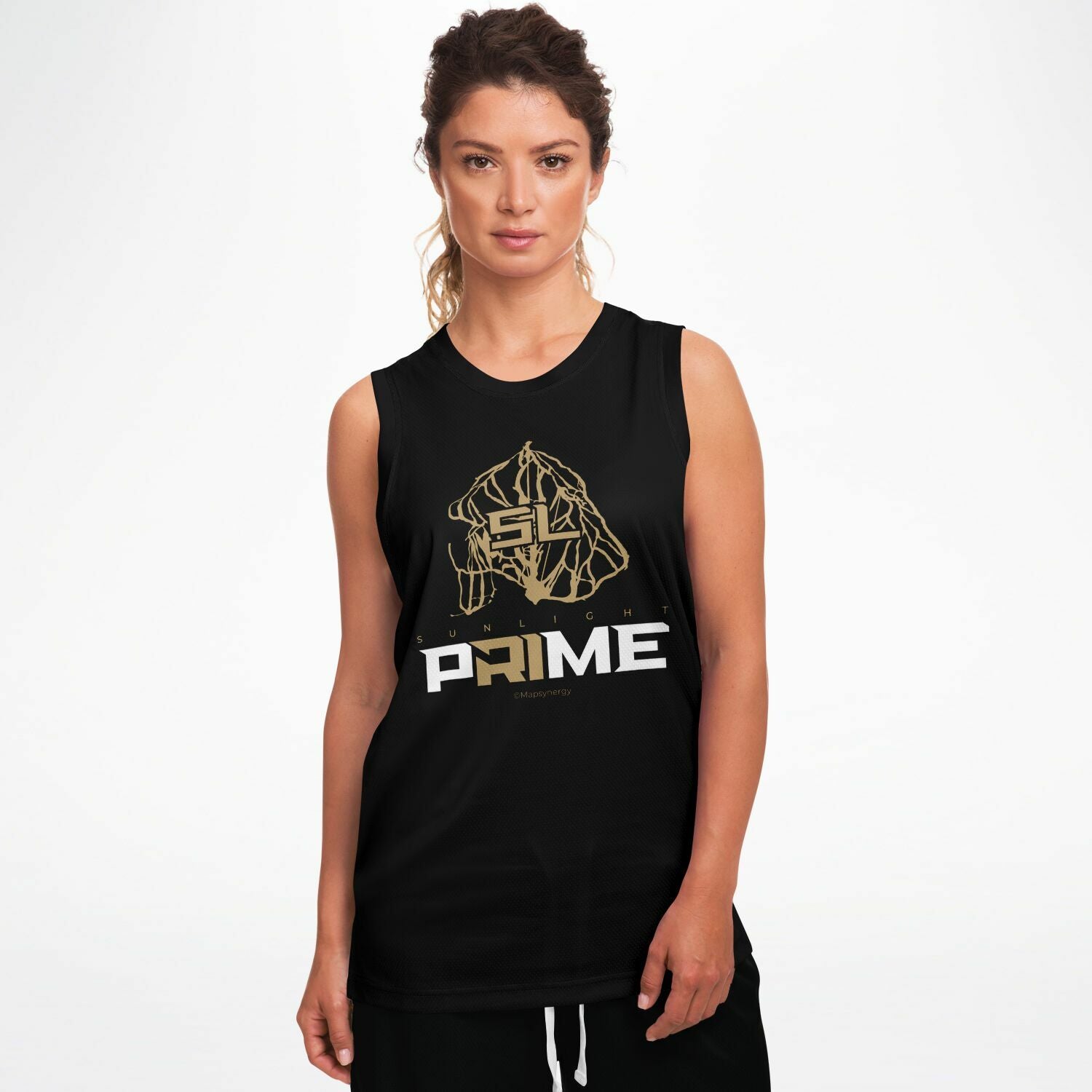 Prime Sunlight Mountain Resort, Colorado Ski Trail Map Basketball Jersey