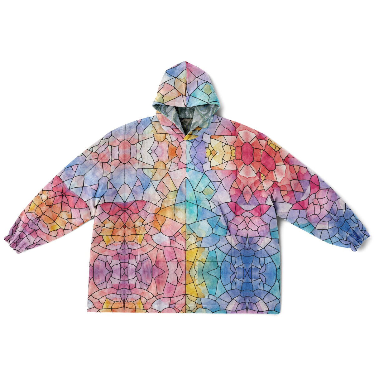 Powder Mountain, Utah Ski Resort Map Reversible Snug Hoodie