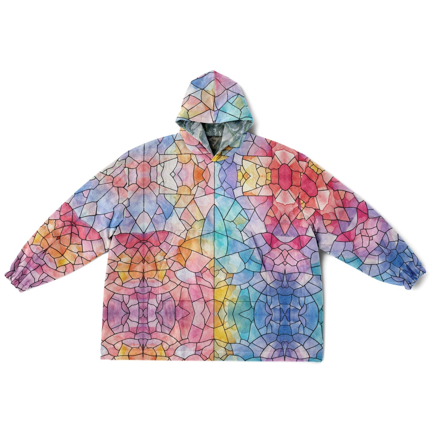 Powder Mountain, Utah Ski Resort Map Reversible Snug Hoodie