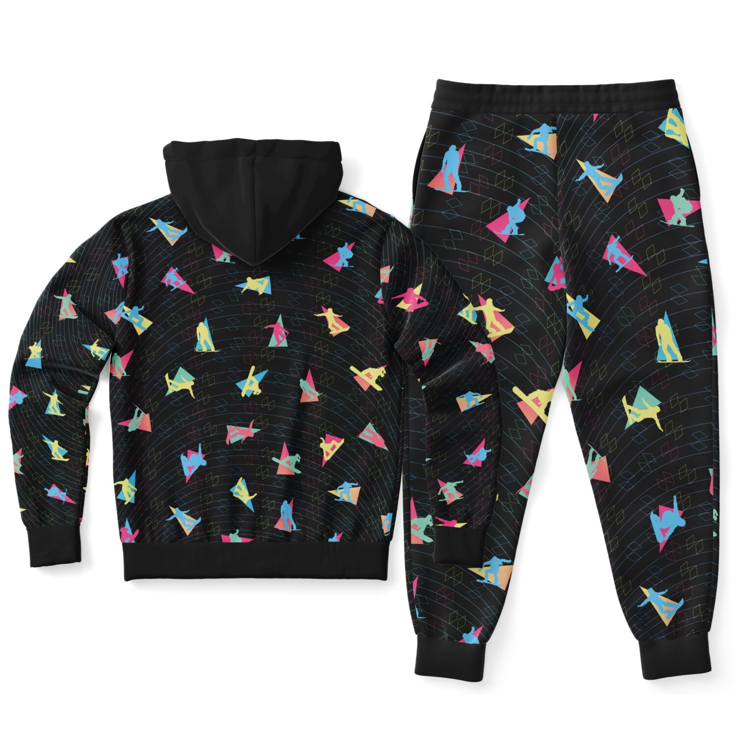 Snowboard Party Ziphoodie and Jogger Set
