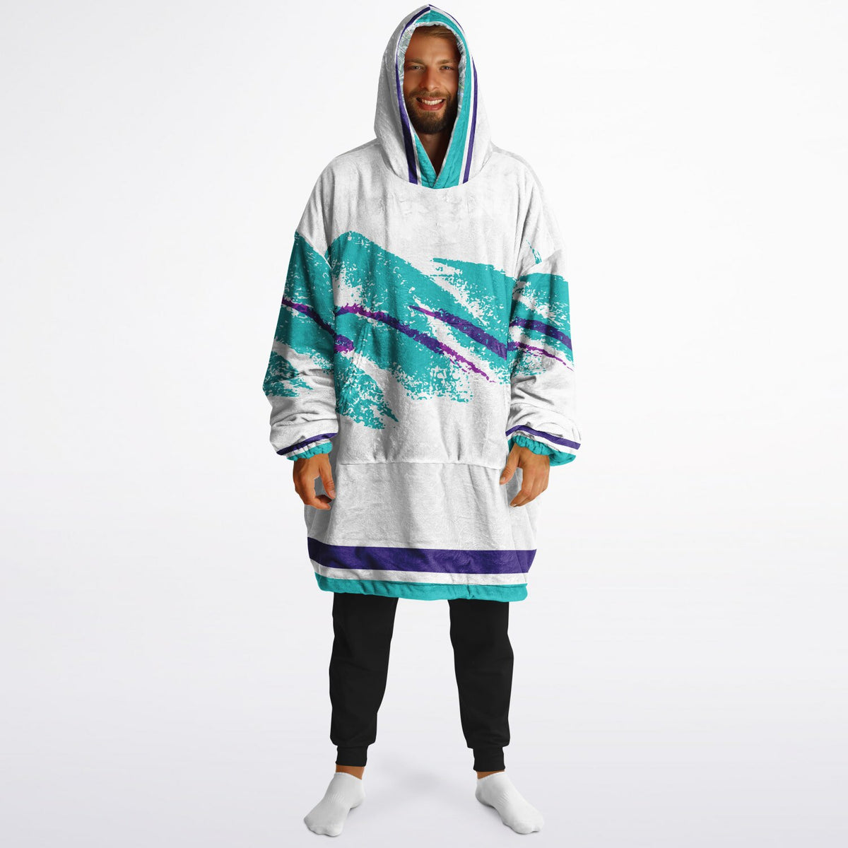 Powder Mountain, Utah Ski Resort Map Reversible Snug Hoodie