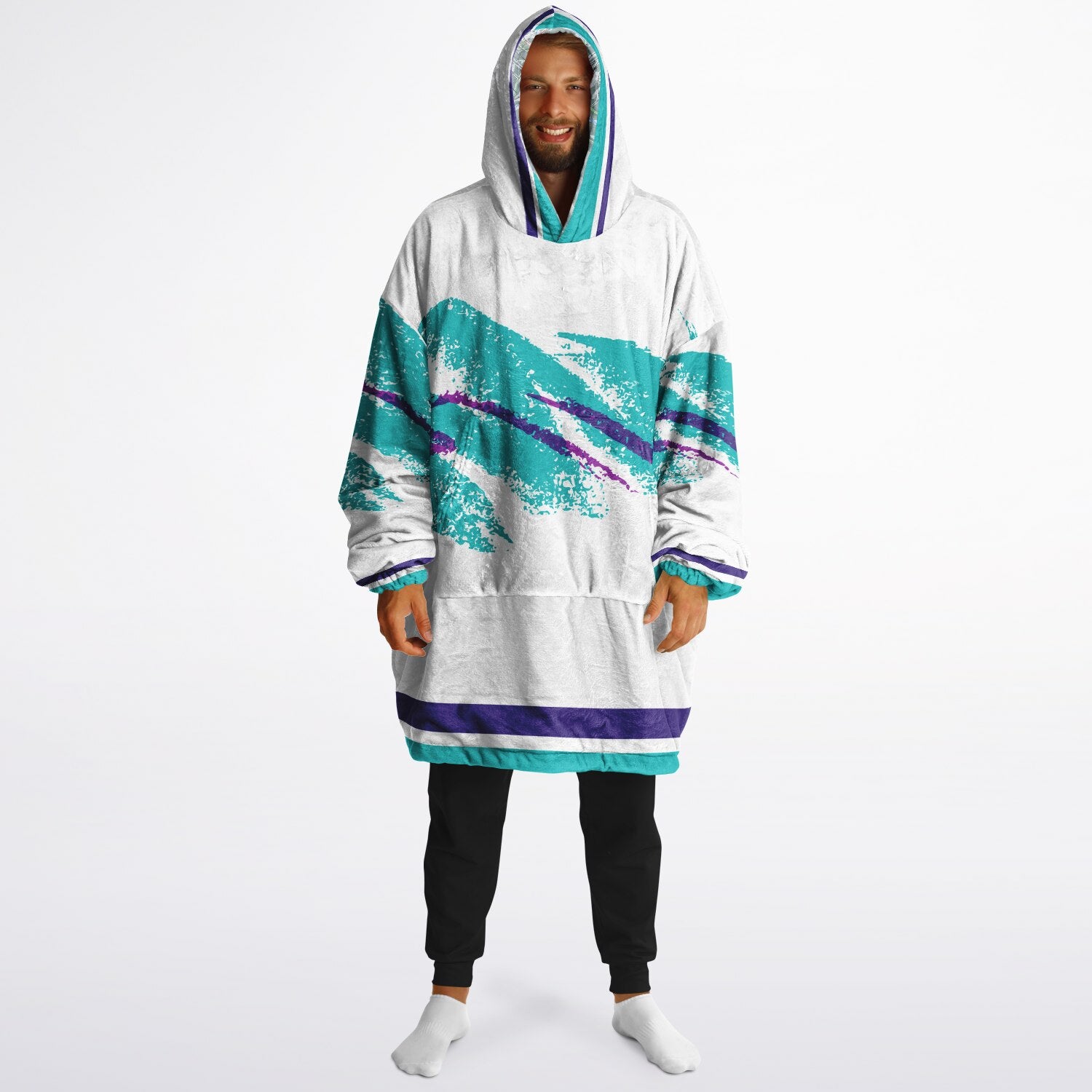 Powder Mountain, Utah Ski Resort Map Reversible Snug Hoodie