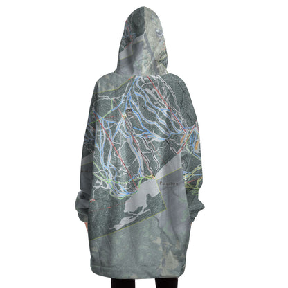 Purgatory, Colorado Ski Trail Map - Snug Hoodie - Powderaddicts