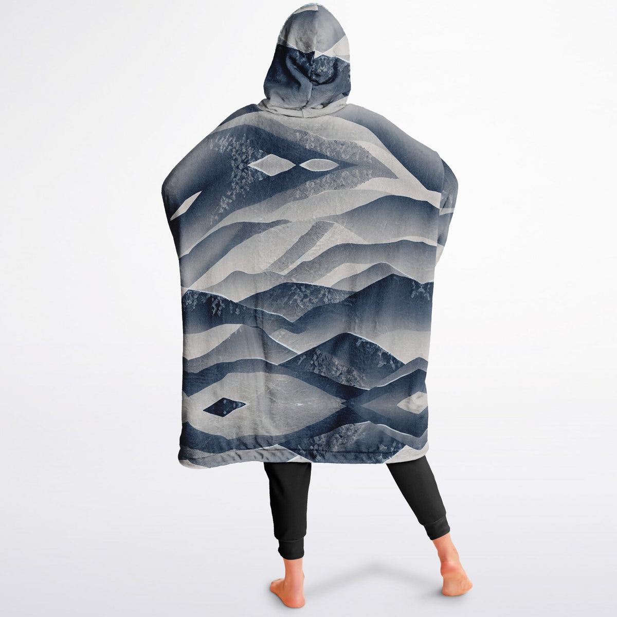 Powder Mountain, Utah Ski Resort Map Reversible Snug Hoodie