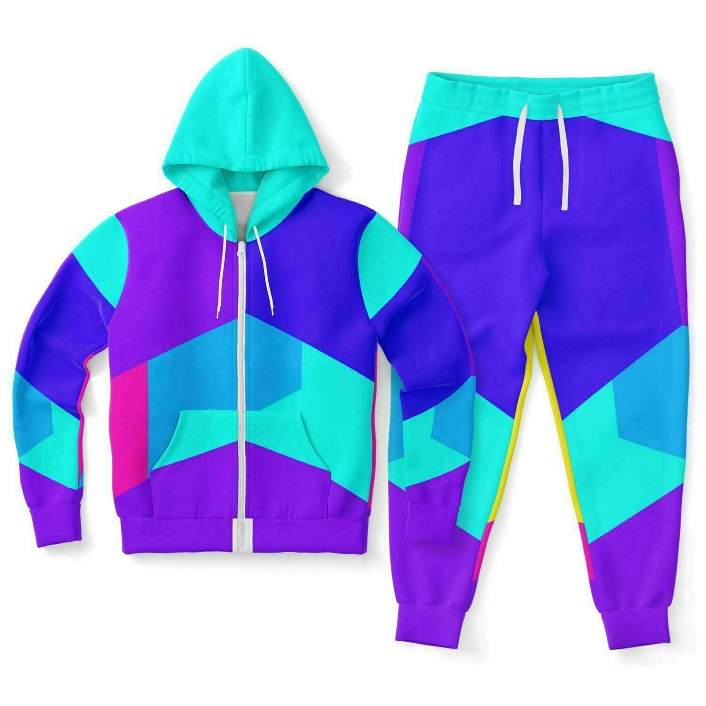 Purple Vail Unisex ZipHoodie and Jogger Set