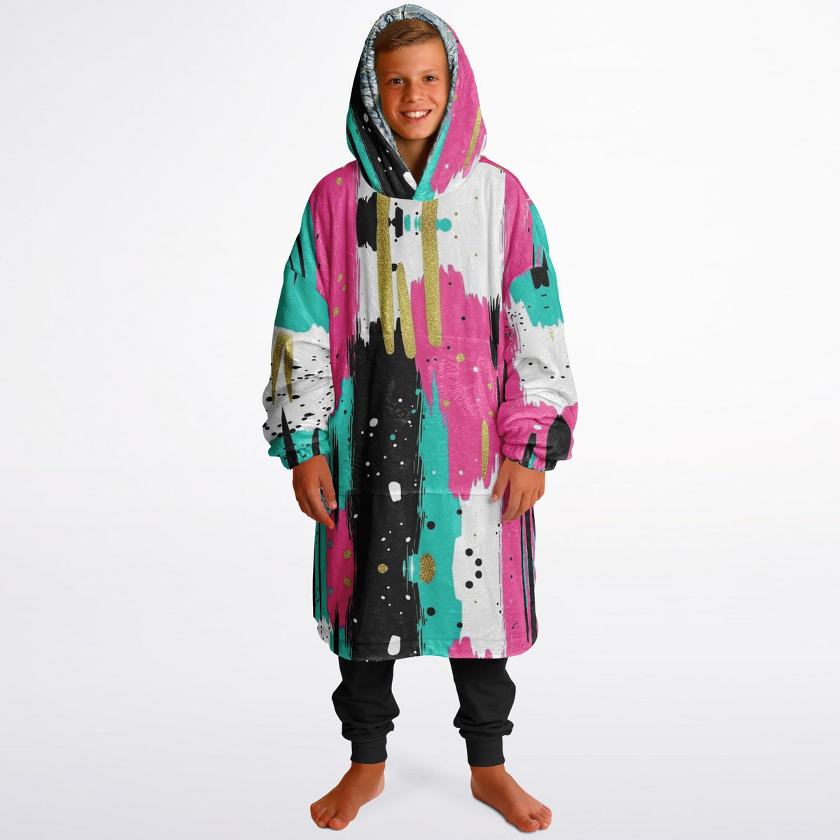 Powder Mountain, Utah Ski Resort Map Youth Reversible Snug Hoodie