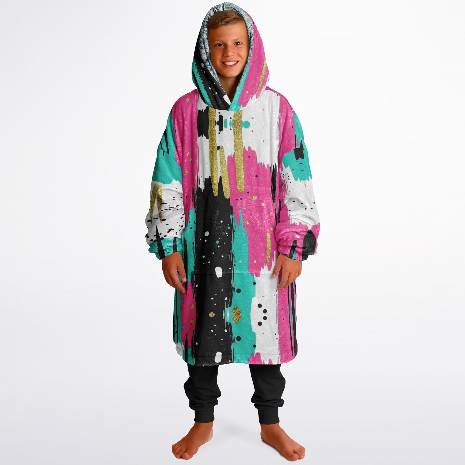 Powder Mountain, Utah Ski Resort Map Youth Reversible Snug Hoodie