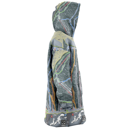 Devil's Head, Wisconsin Ski Trail Map - Snug Hoodie