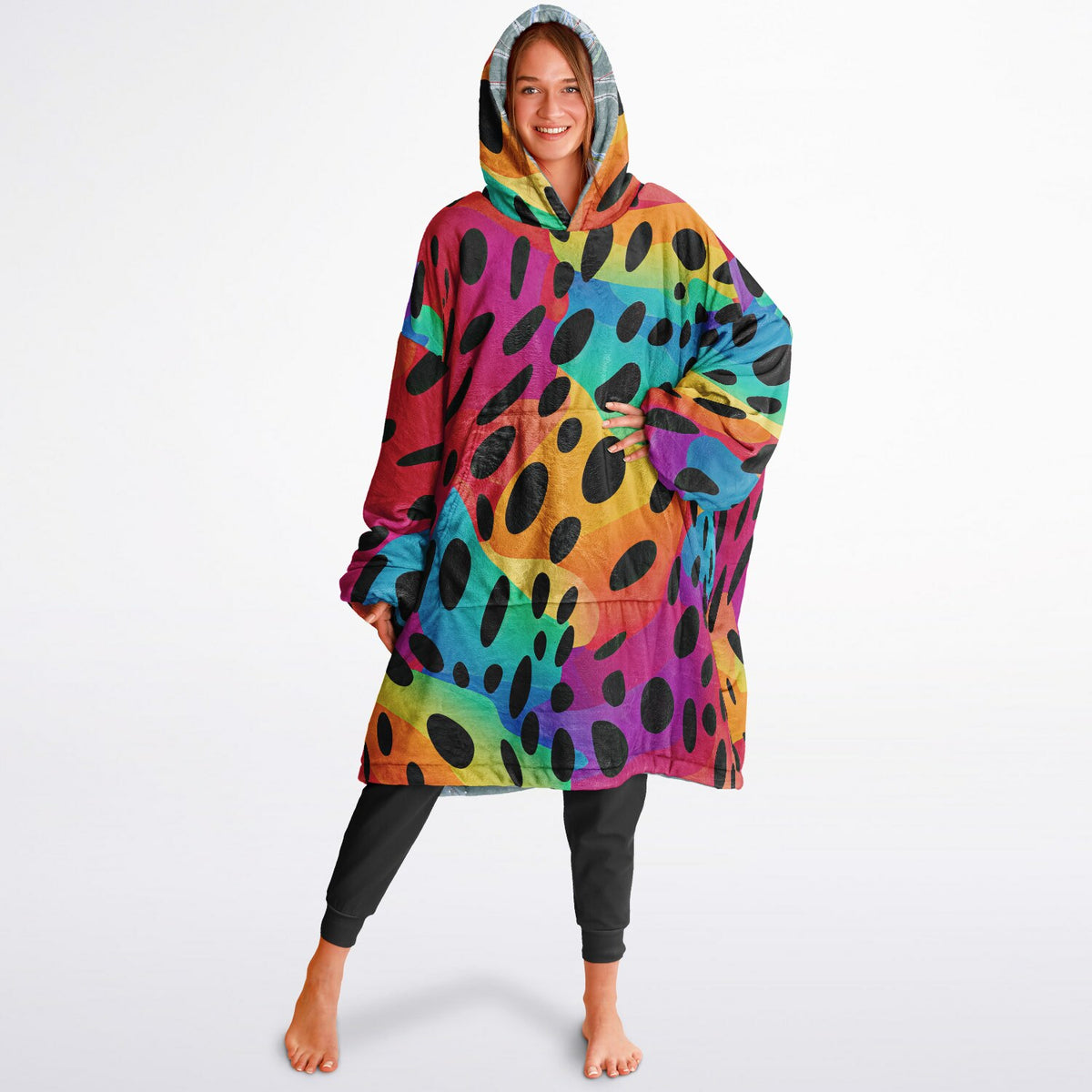 Ski Resort Map Reversible Snug Hoodie.