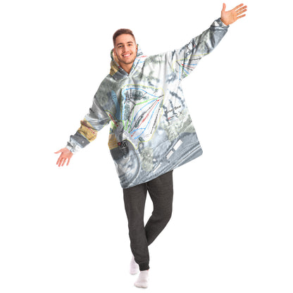Great Bear, South Dakota Ski Trail Map - Snug Hoodie