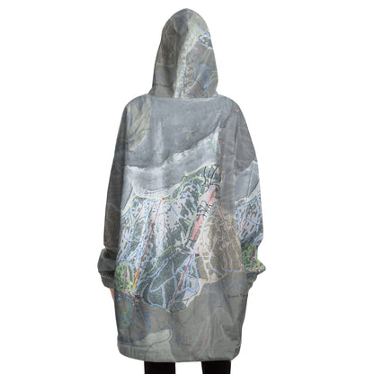 Grand Targhee, Wyoming Ski Trail Map - Snug Hoodie