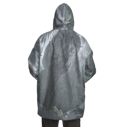 Kendall Mountain, Colorado Ski Trail Map - Snug Hoodie