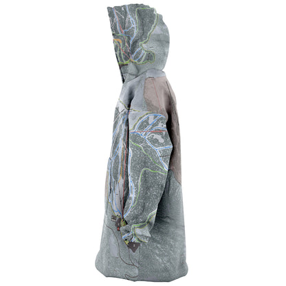 Brundage Mountain, Idaho Ski Trail Map - Snug Hoodie