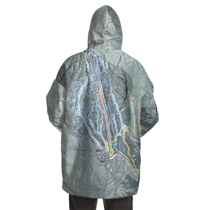 Burke Mountain, Vermont Ski Trail Map - Snug Hoodie