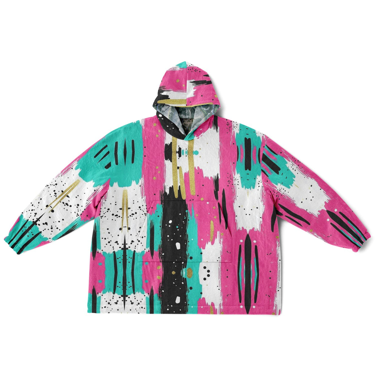 Powder Mountain, Utah Ski Resort Map Reversible Snug Hoodie