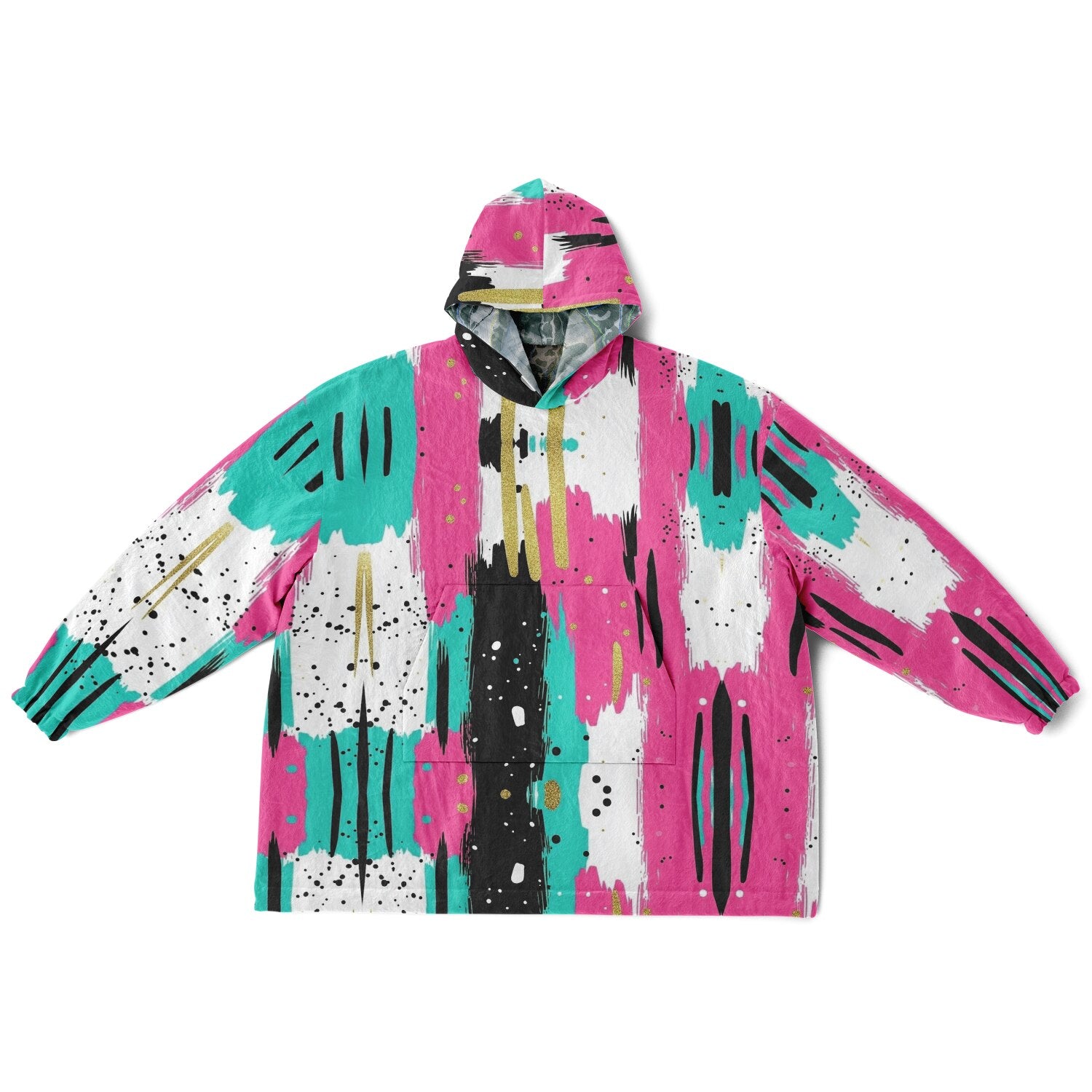 Powder Mountain, Utah Ski Resort Map Reversible Snug Hoodie