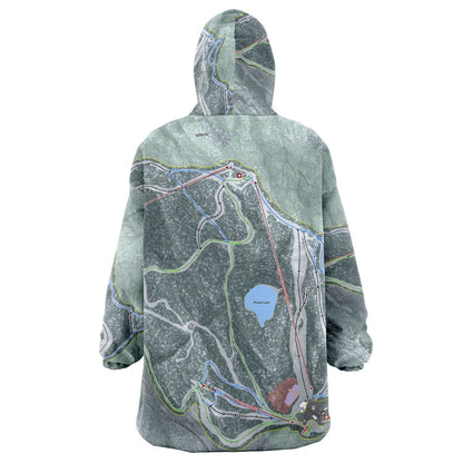 Middlebury Snow Bowl, Vermont Ski Trail Map - Snug Hoodie