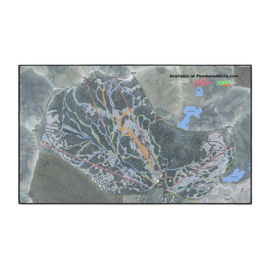 FISHER Sundance, Utah Ski Resort Map Heavy Duty Floor Mat