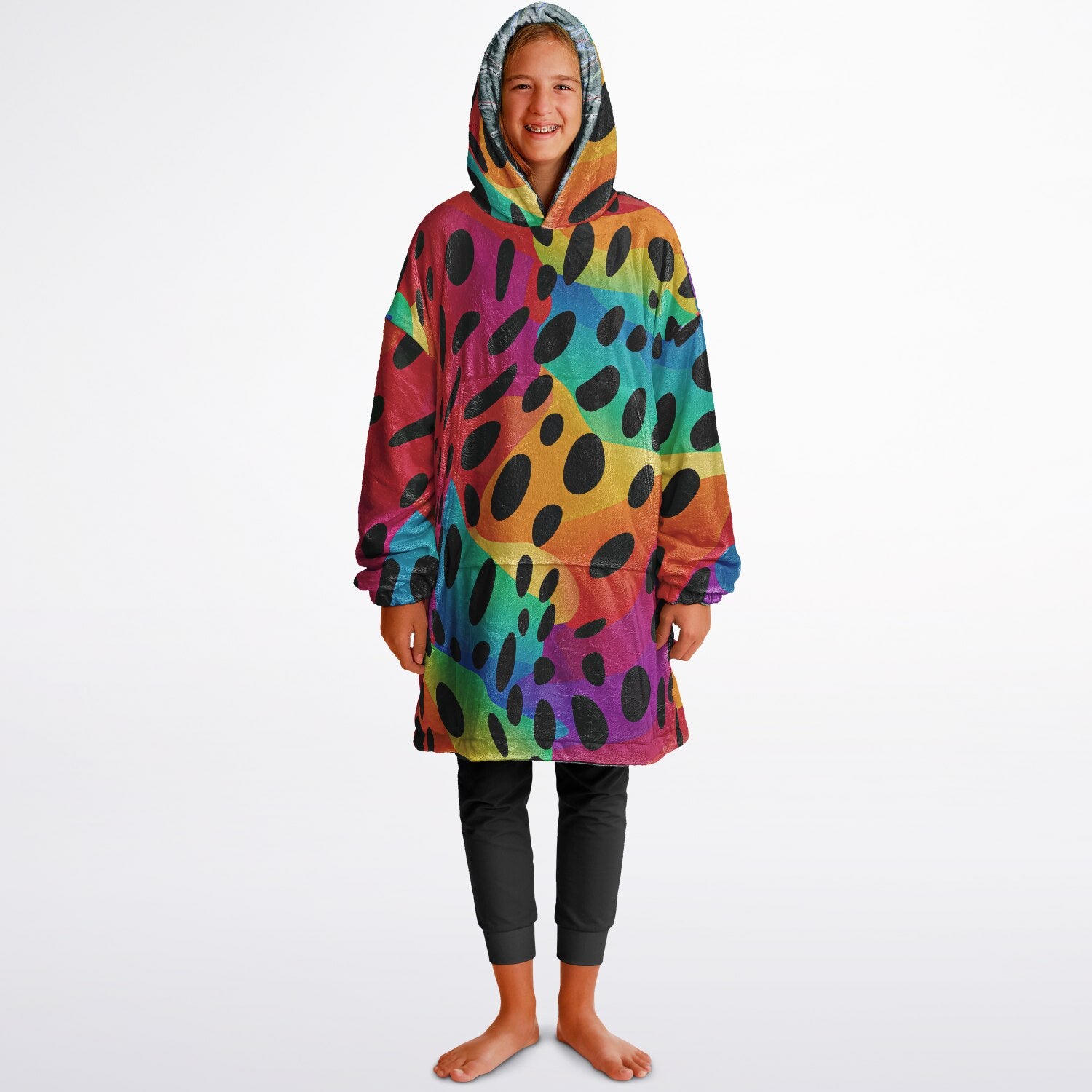 Attitash Mountain, New Hampshire Ski Resort Map Reversible Snug Hoodie