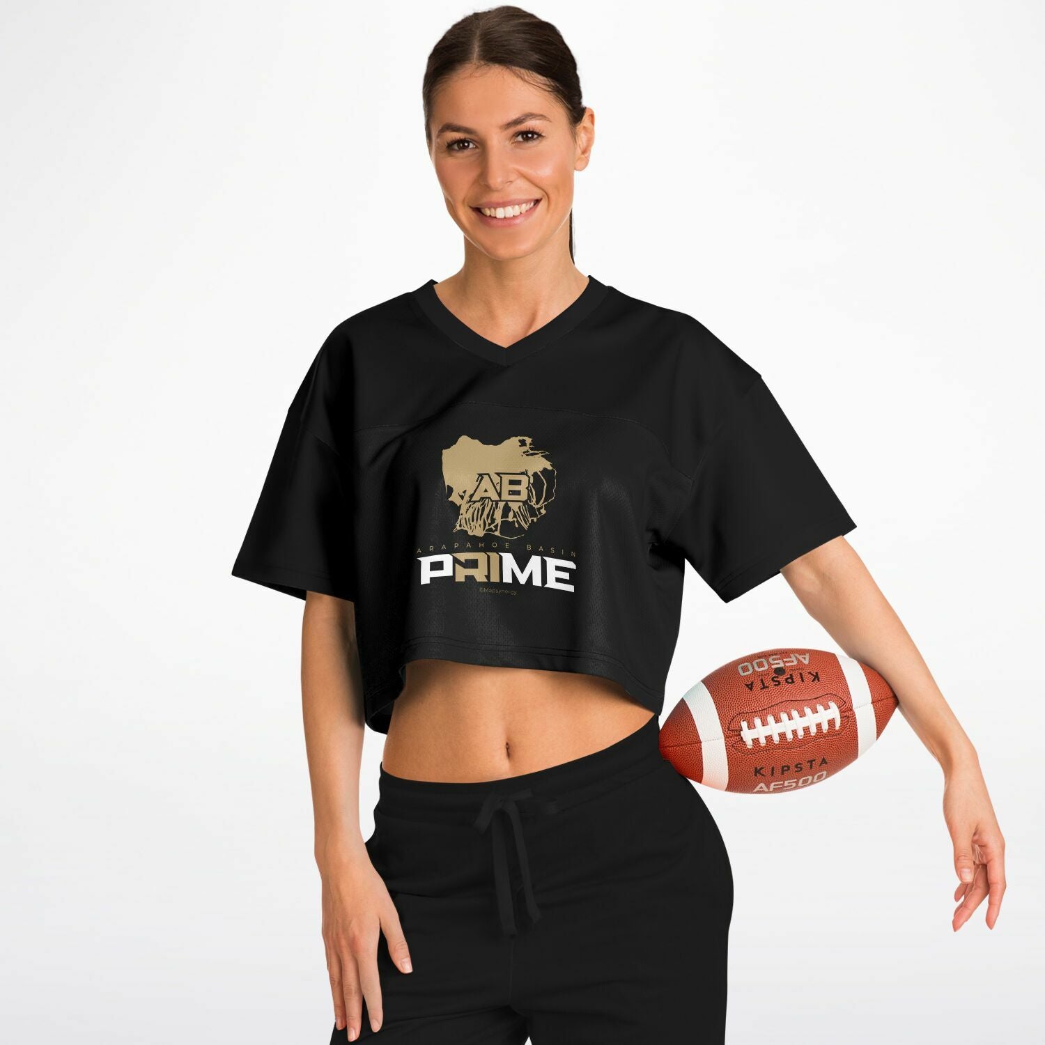 Prime Arapahoe Basin, Colorado Cropped Football Jersey