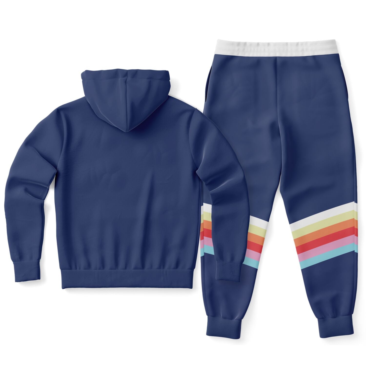 Pastel Sunrise Unisex Ziphoodie and Jogger Set