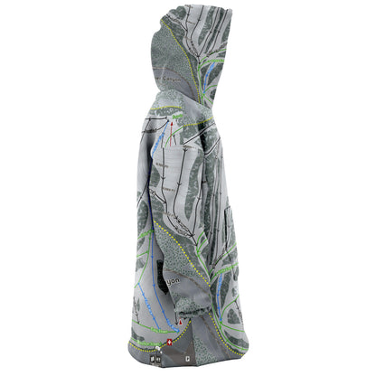 Warner Canyon, Oregon Ski Trail Map Snug Hoodie
