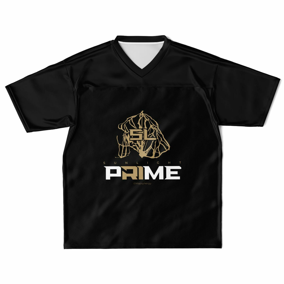 Prime Sunlight Mountain Resort, Colorado Ski Trail Map Football Jersey