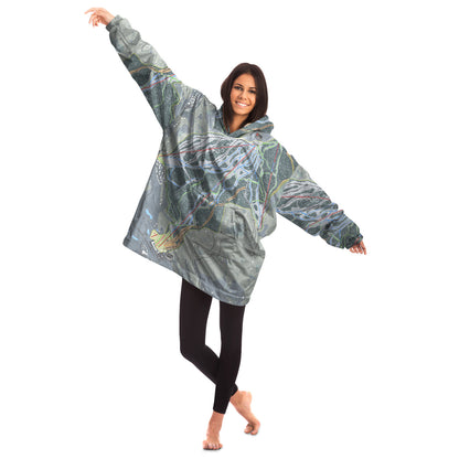 Buttermilk, Colorado Ski Trail Map - Snug Hoodie