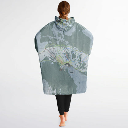 Charlotte Pass, Australia Ski Trail Map - Snug Hoodie - Powderaddicts