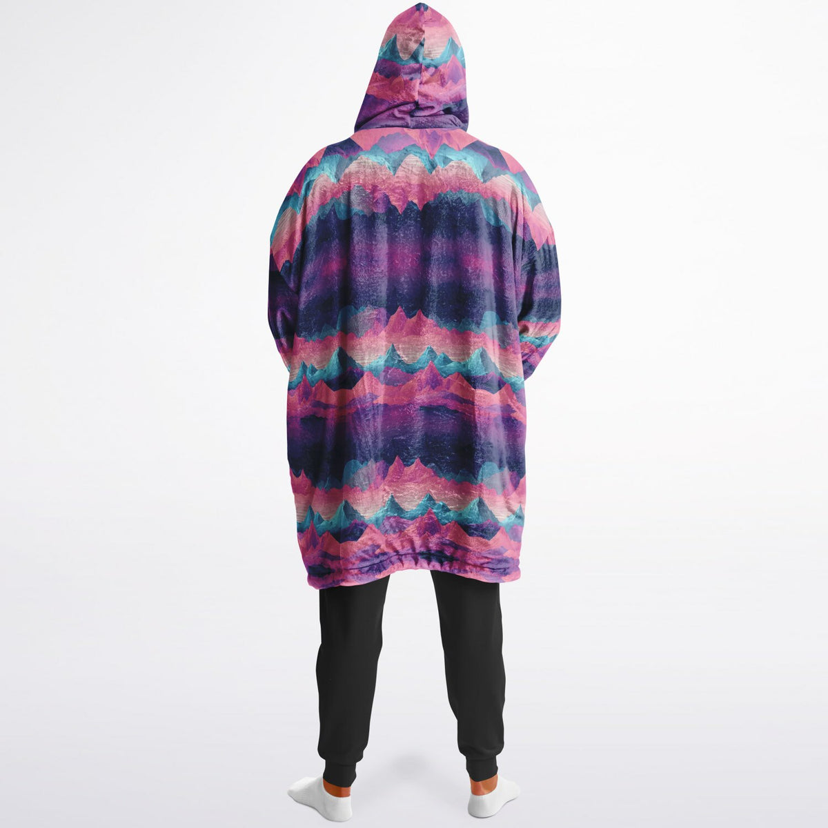 Powder Mountain, Utah Ski Resort Map Reversible Snug Hoodie