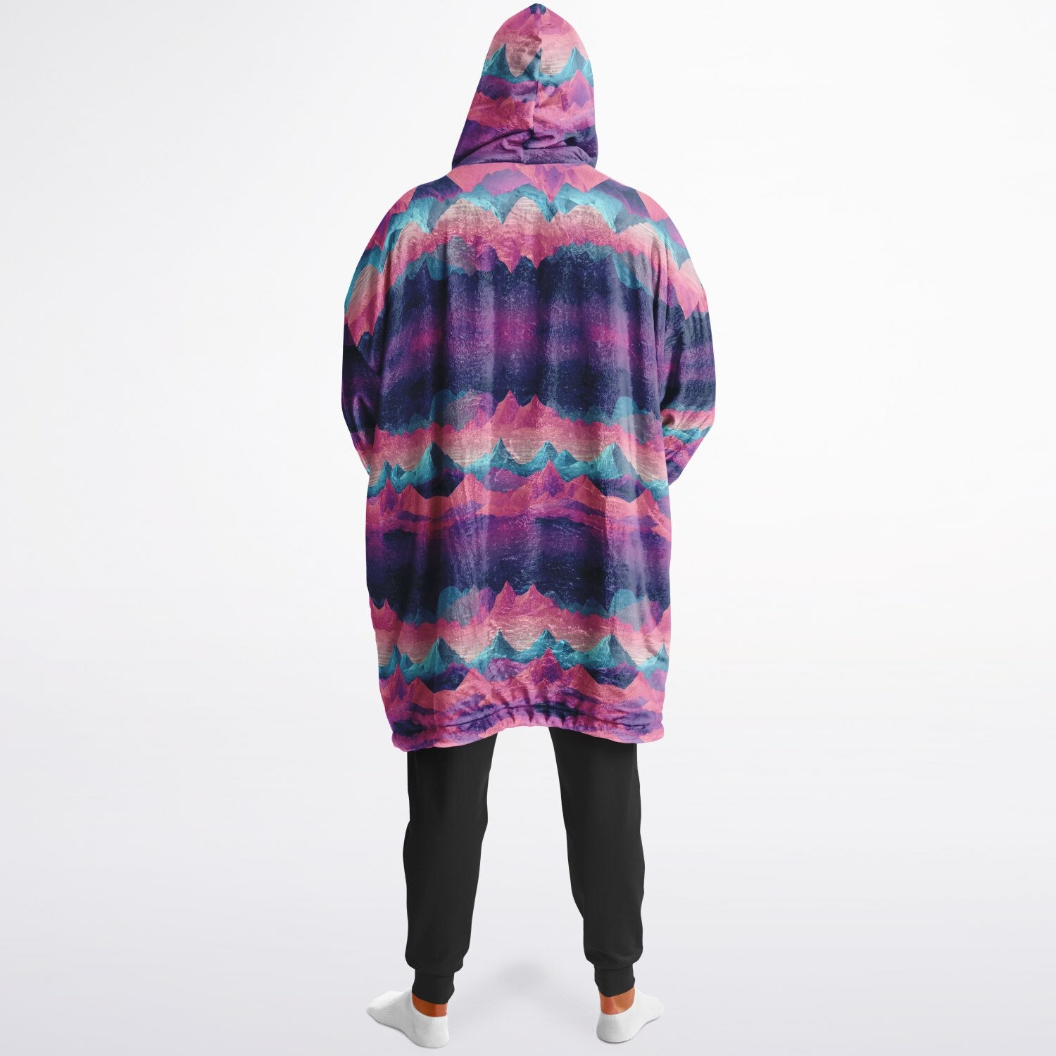 Powder Mountain, Utah Ski Resort Map Reversible Snug Hoodie