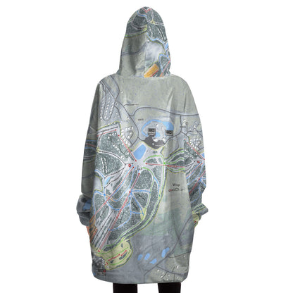Wisp, Maryland Ski Trail Map - Snug Hoodie - Powderaddicts