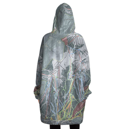 Copper Mountain, Colorado Ski Trail Map Snug Hoodie - Powderaddicts
