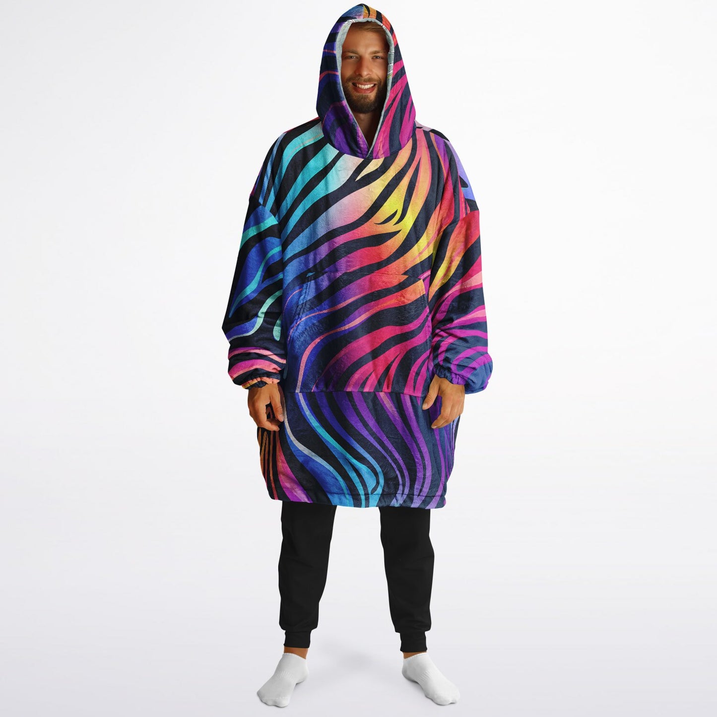 Cannon Mountain, New Hampshire Ski Resort Map Reversible Snug Hoodie