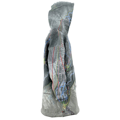 Whiteface Mountain, New York Ski Trail Map - Snug Hoodie