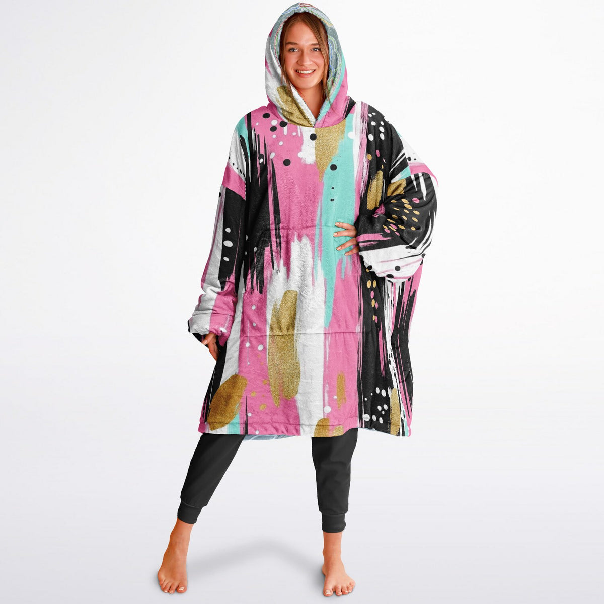 Bretton Woods, New Hampshire Ski Resort Map Reversible Snug Hoodie