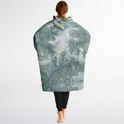 Mount Hotham, Australia Ski Trail Map - Snug Hoodie
