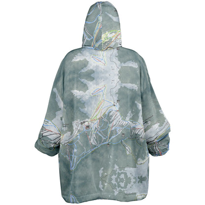 Mount Hotham, Australia Ski Trail Map - Snug Hoodie