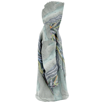 Massanutten, Virginia Ski Trail Map - Snug Hoodie