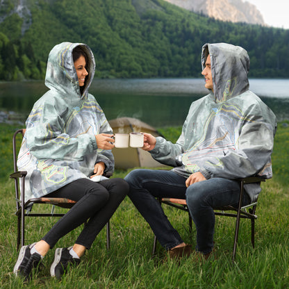 Ski Sundown, Connecticut Ski Trail Map - Snug Hoodie