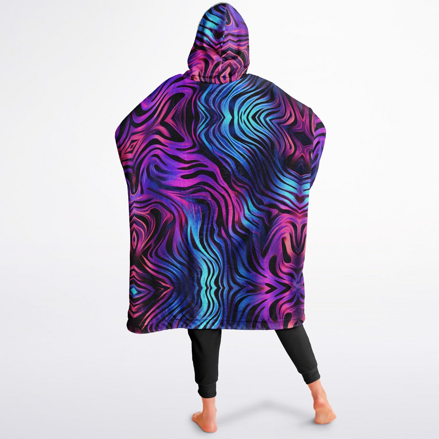 Powder Mountain, Utah Ski Resort Map Reversible Snug Hoodie