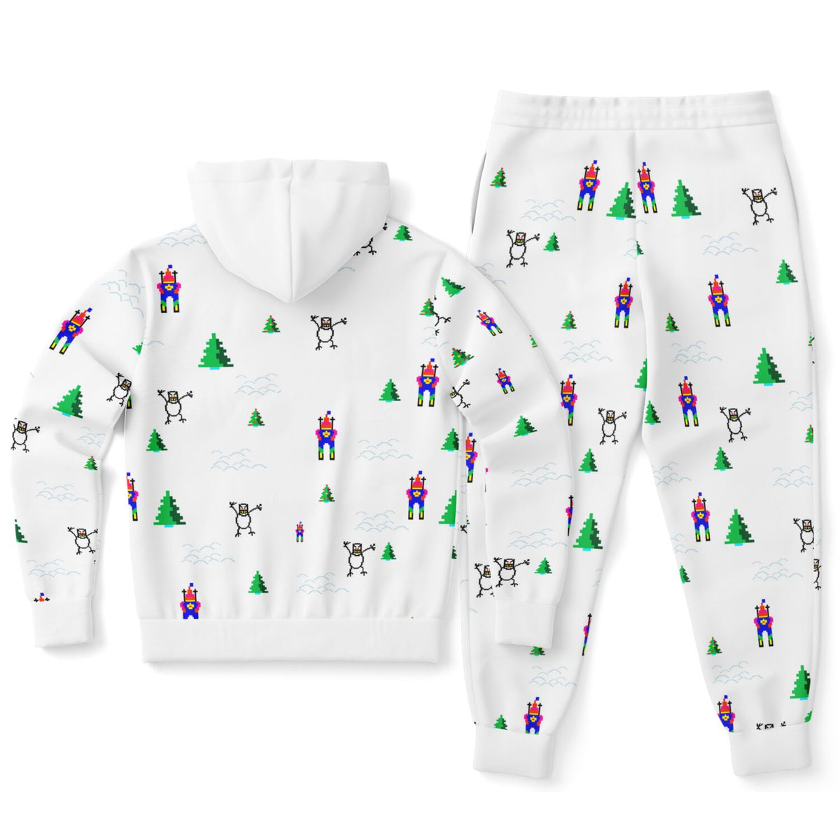 Ski Free Unisex Ziphoodie and Jogger Set