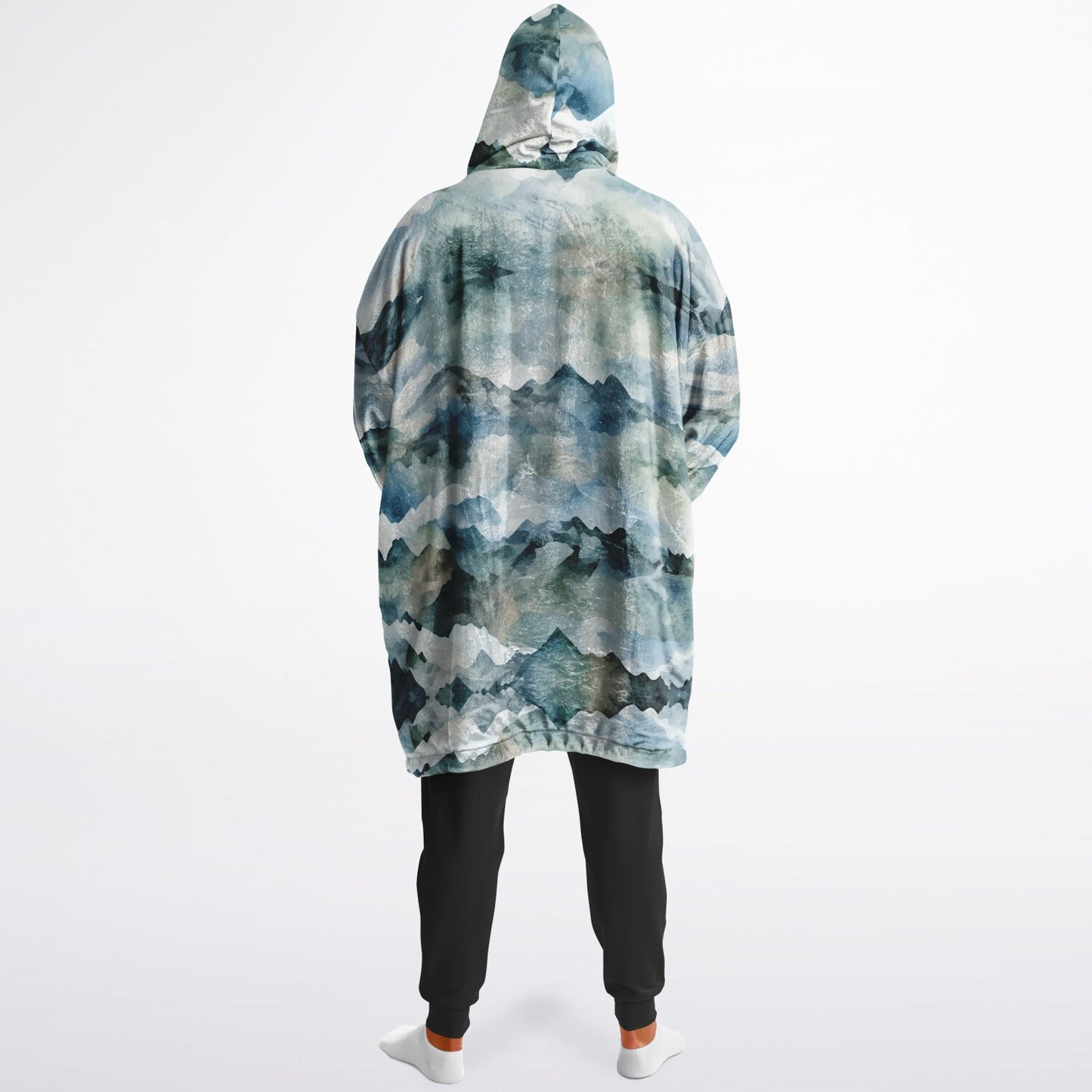 Powder Mountain, Utah Ski Resort Map Reversible Snug Hoodie