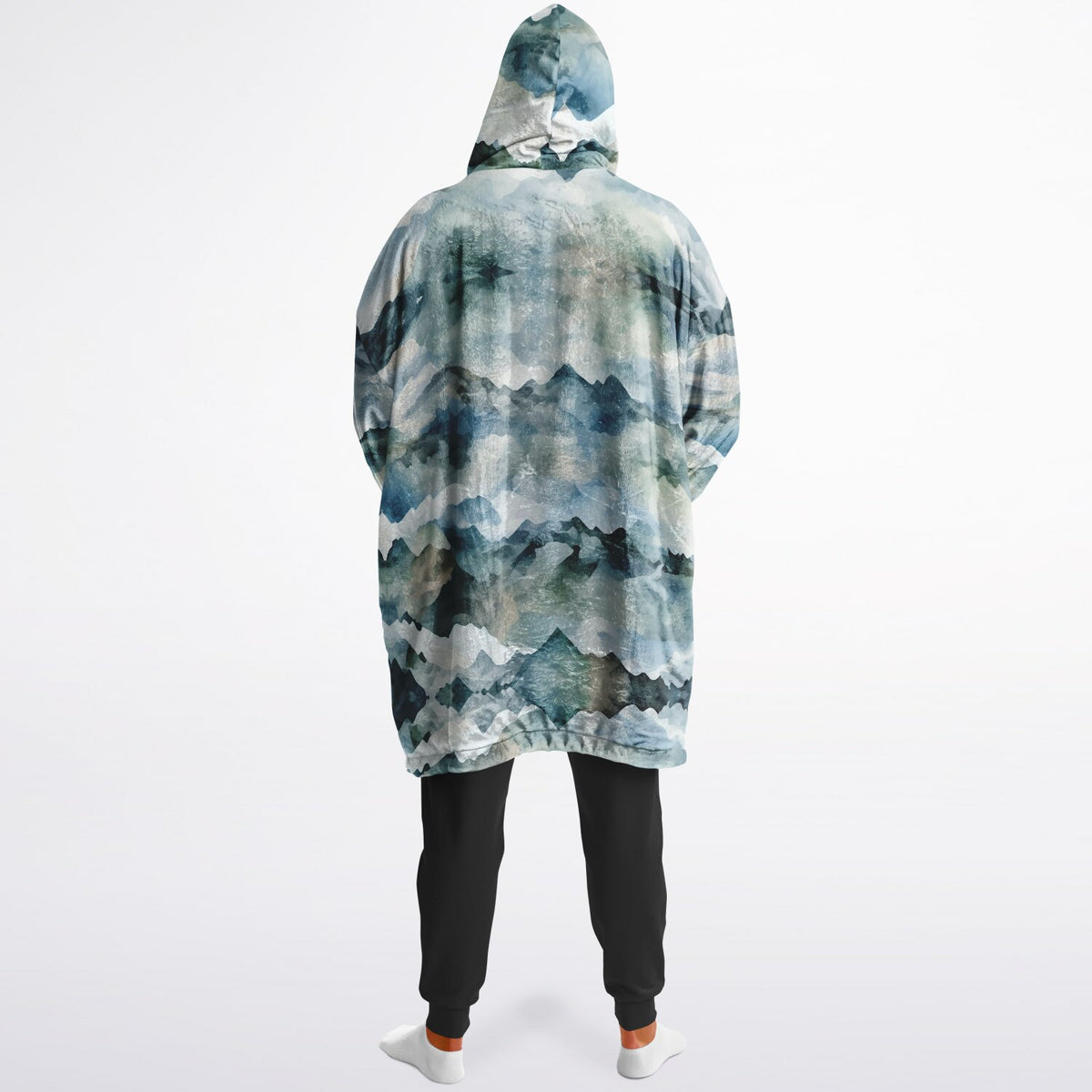 Powder Mountain, Utah Ski Resort Map Reversible Snug Hoodie