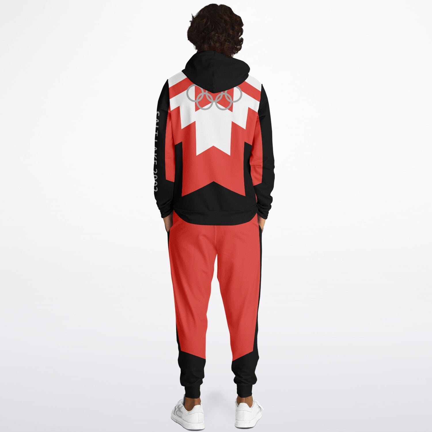 The Salt Lake 2002 Olympics Uniforms Hoodie & Jogger - Red