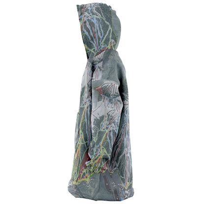 Copper Mountain, Colorado Ski Trail Map Snug Hoodie - Powderaddicts