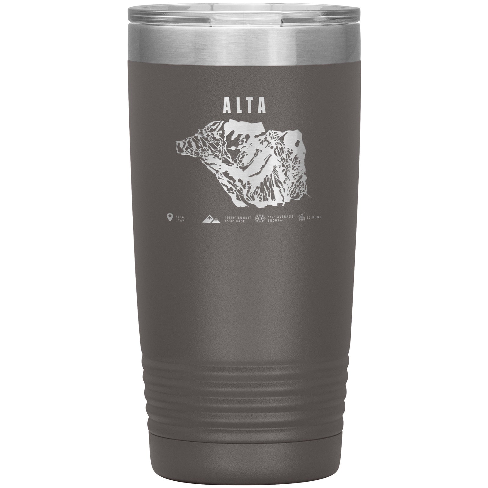 Alta,Utah Ski Trail Map 20oz Tumbler