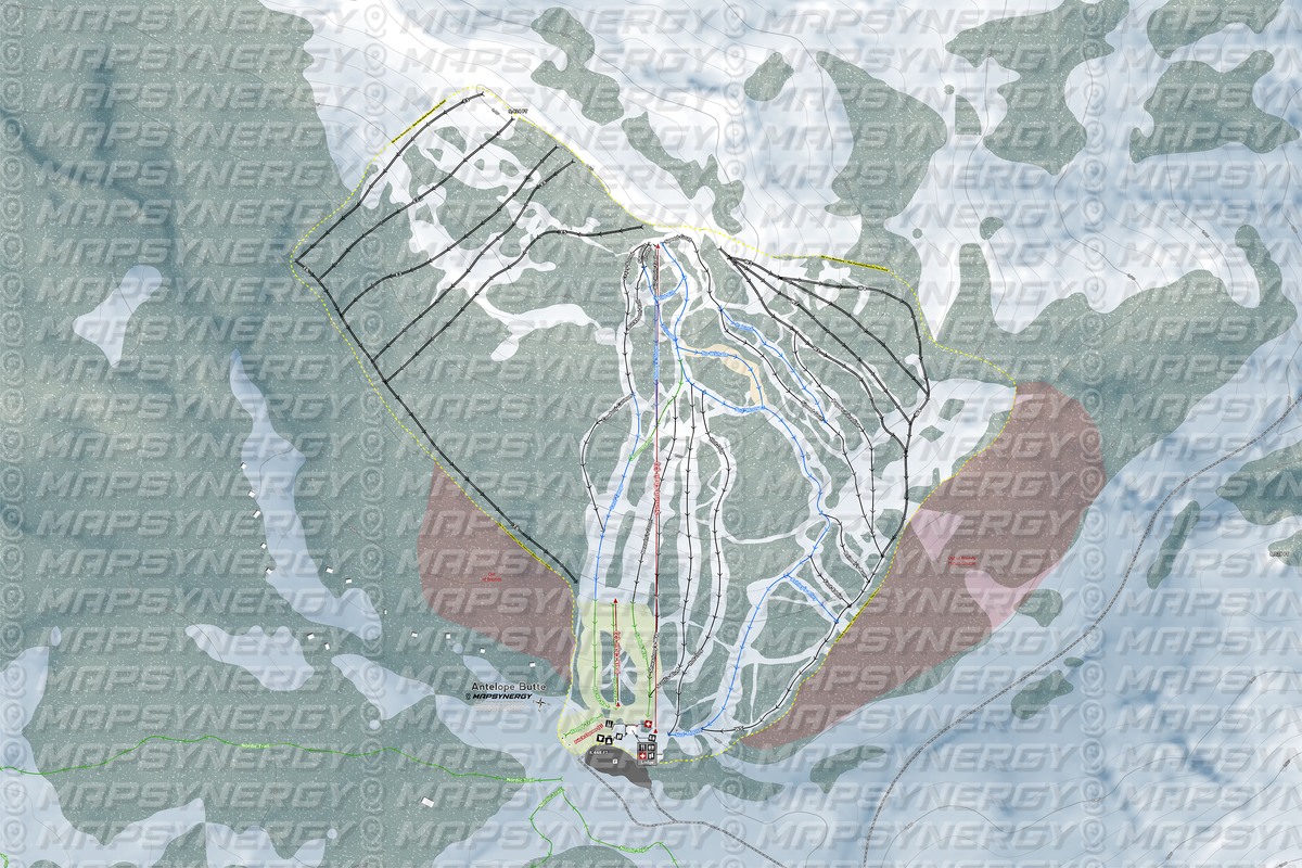 Antelope Butte trail map