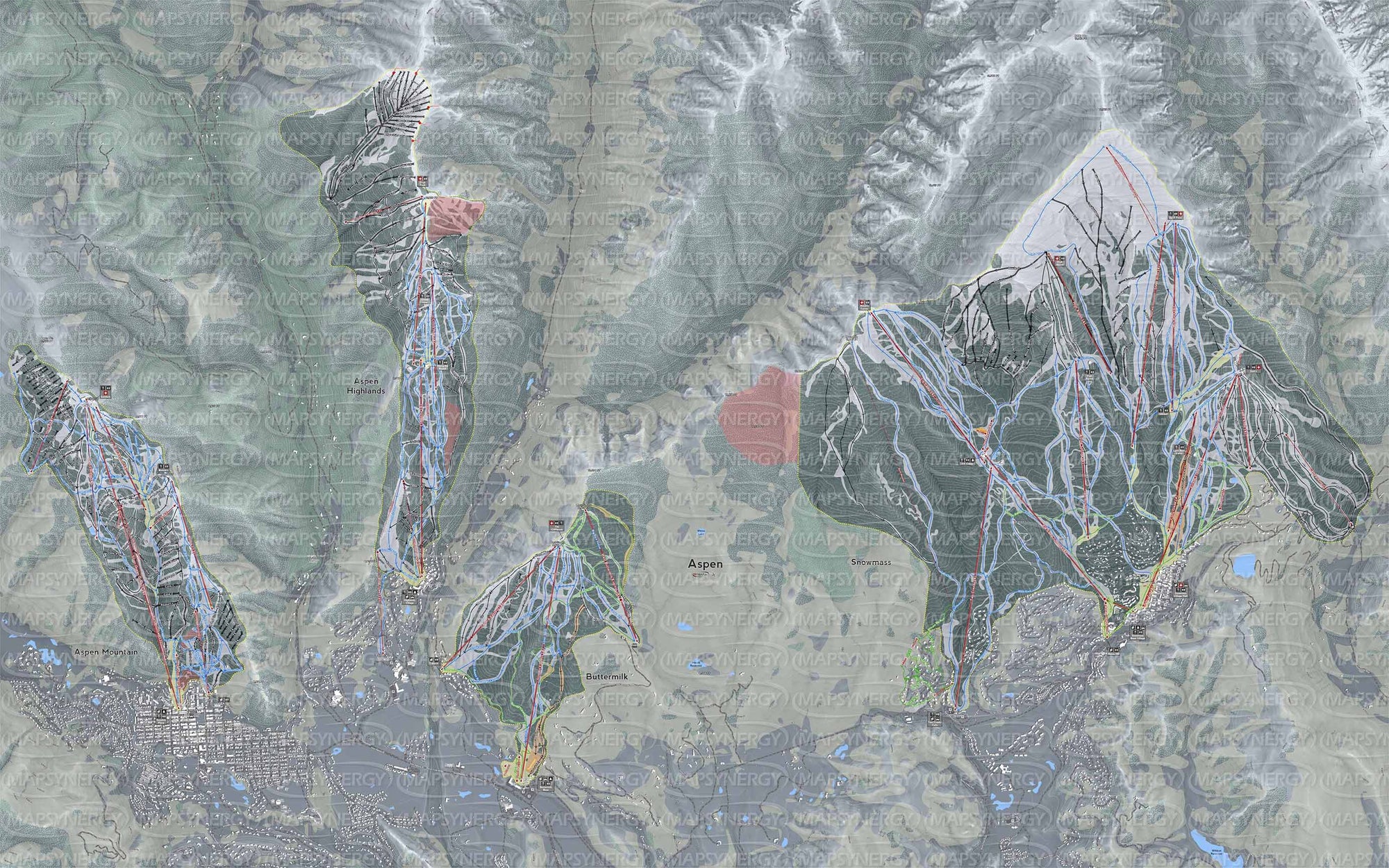 Aspen Snowmass trail map