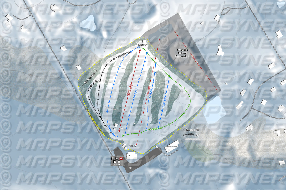 Ausblick trail map